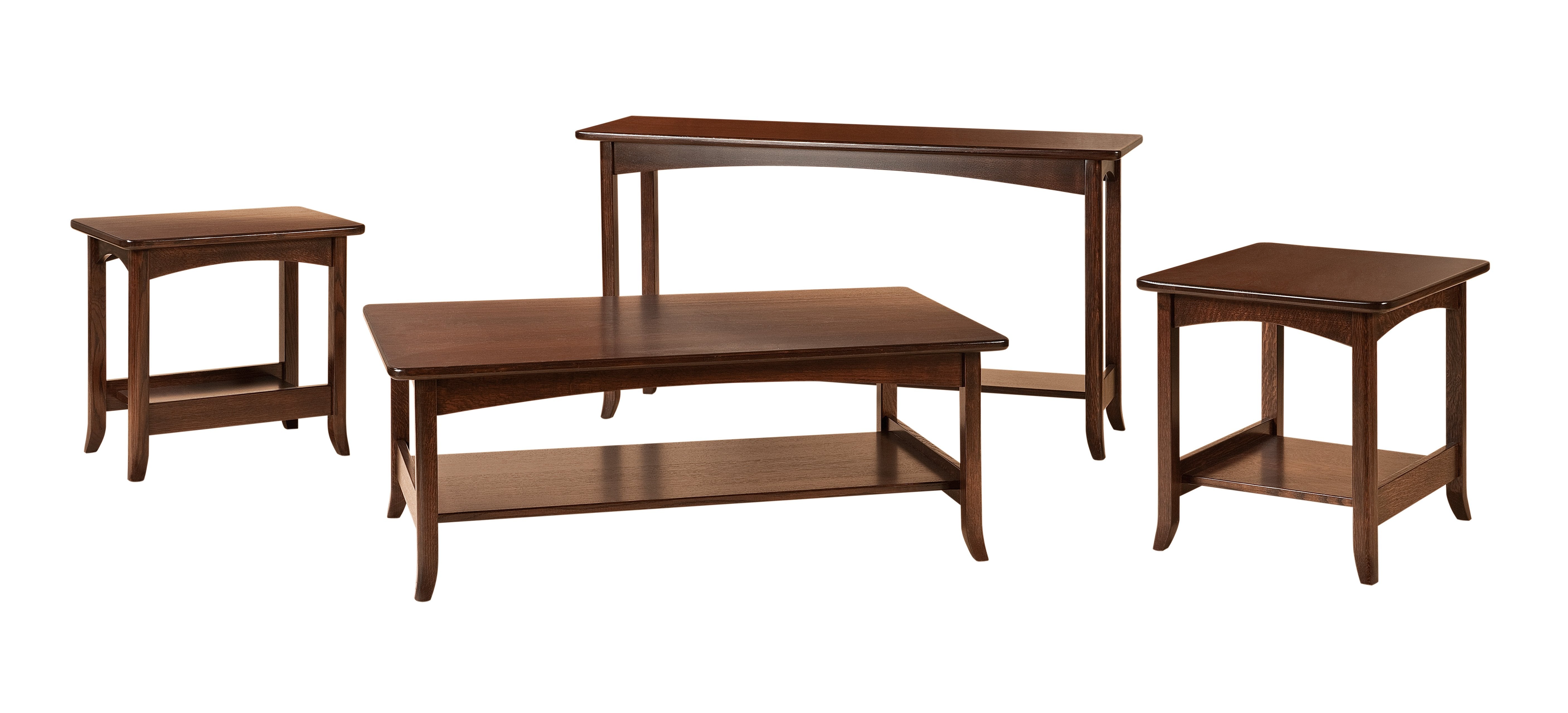 american made amish lakeshore coffee table end table sofa table options