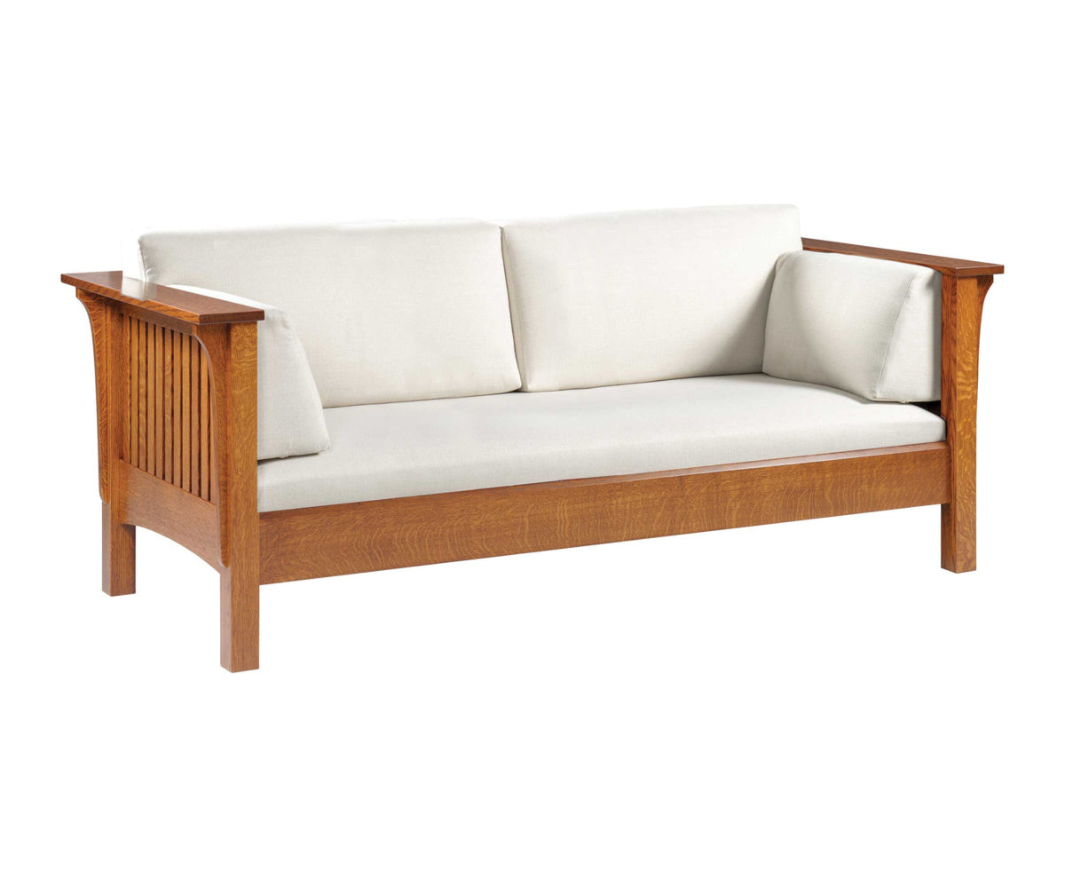 Amish 1875 Series Mission High Back Sofa