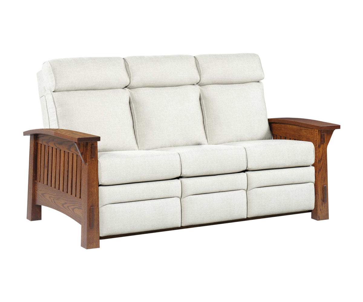 Amish 4575 Series Country Mission Recliner Sofa-Sofa-The Amish House