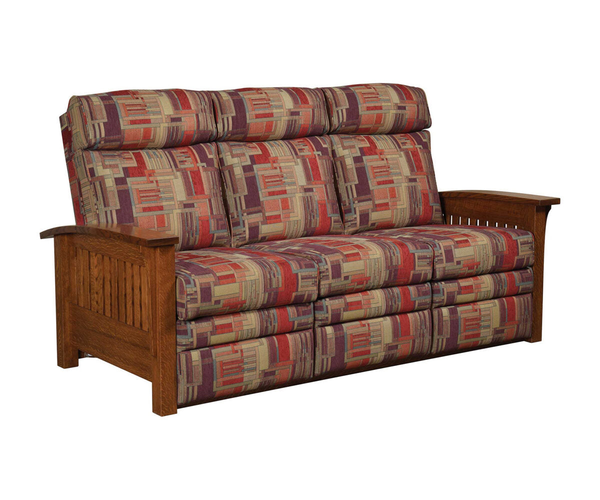 Amish 1800 Series Mission Recliner Sofa