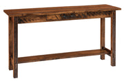 american made amish springhill open sofa table