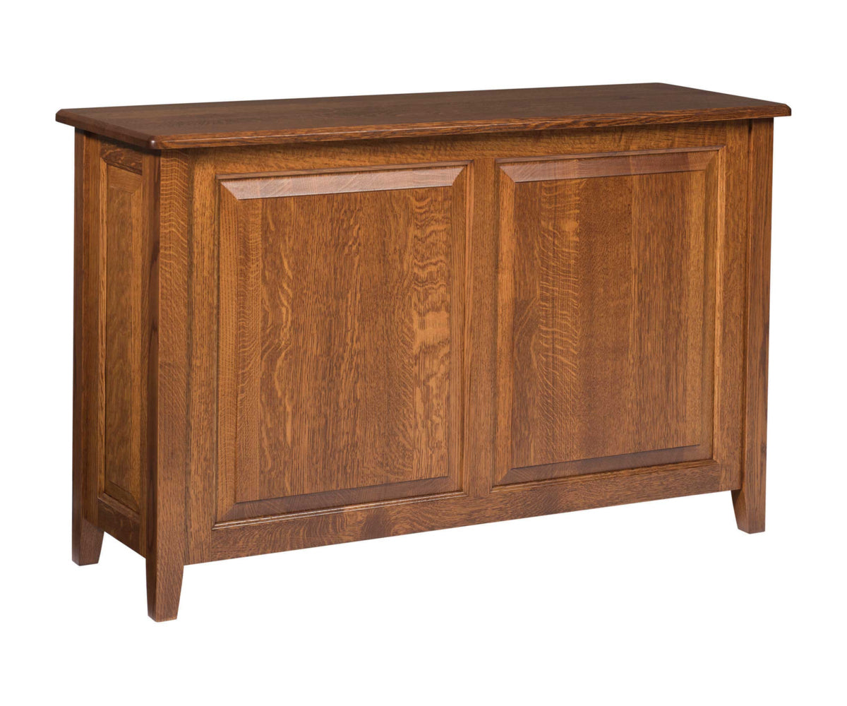 Amish 700 Series Sofa Table With Two Drawer, Two Door, One Adjustable Shelf-Table-The Amish House