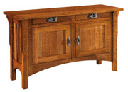 american made amish logan sofa table