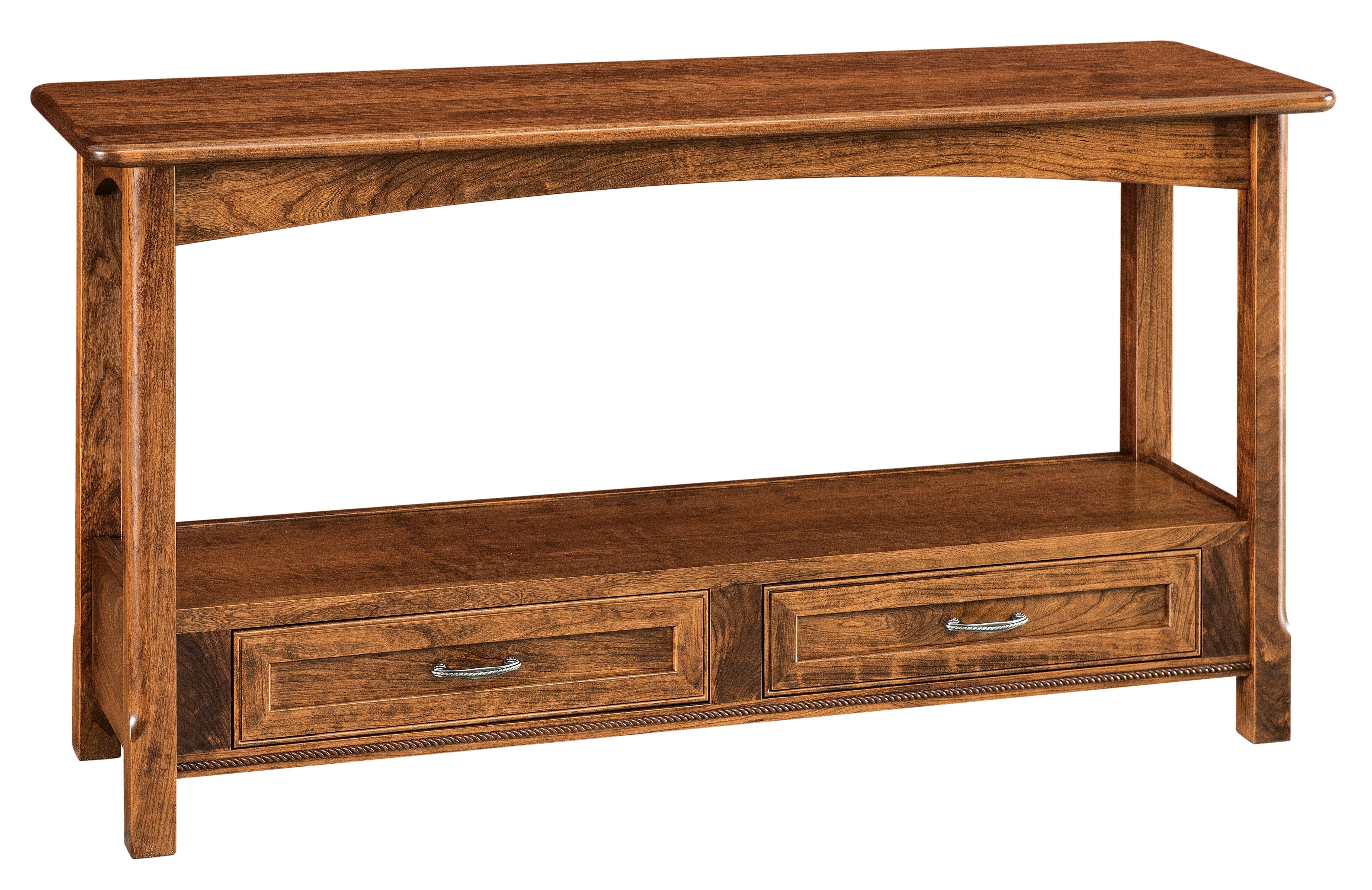 american made amish west lake sofa table