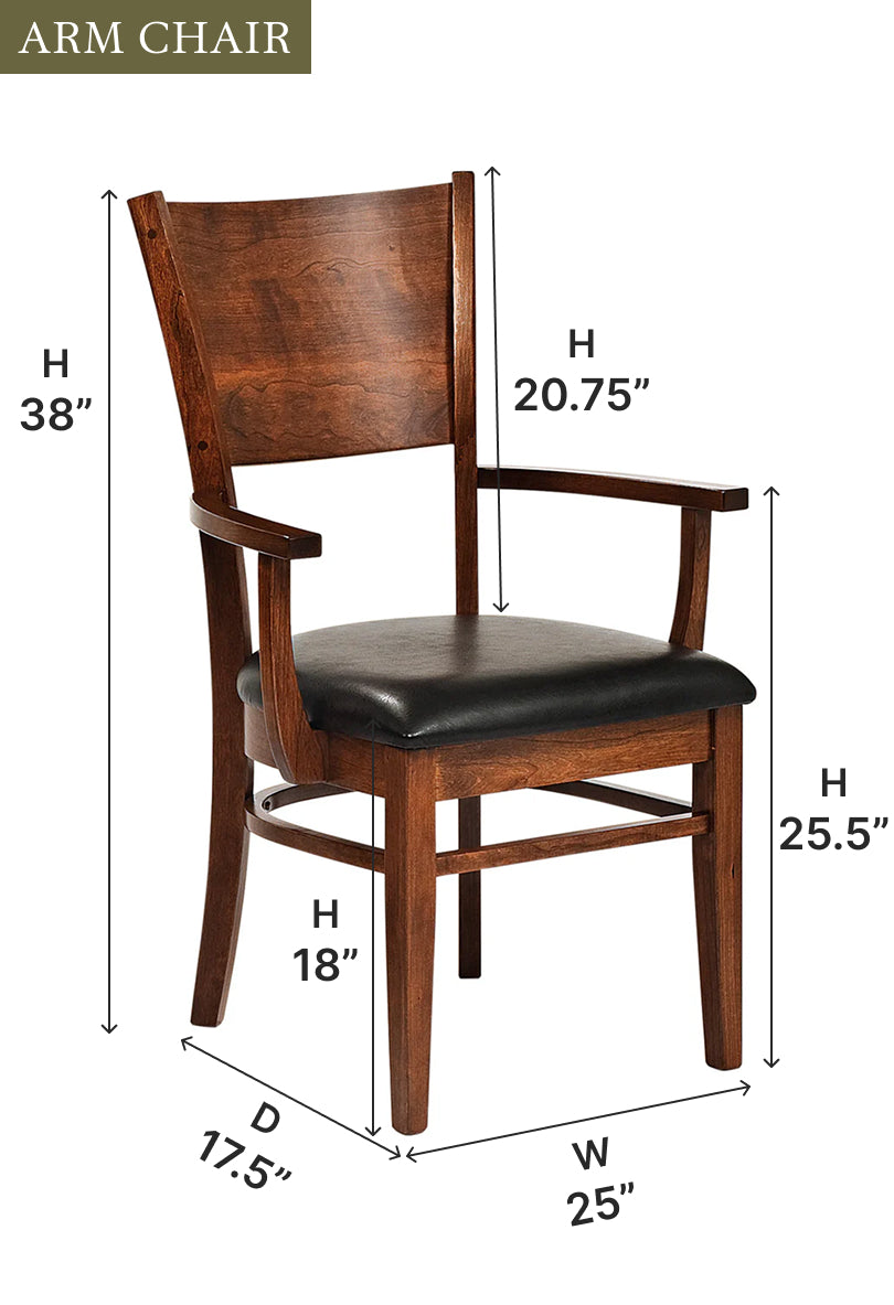 Amish Somerset Dining Chair-Dining Chair-The Amish House