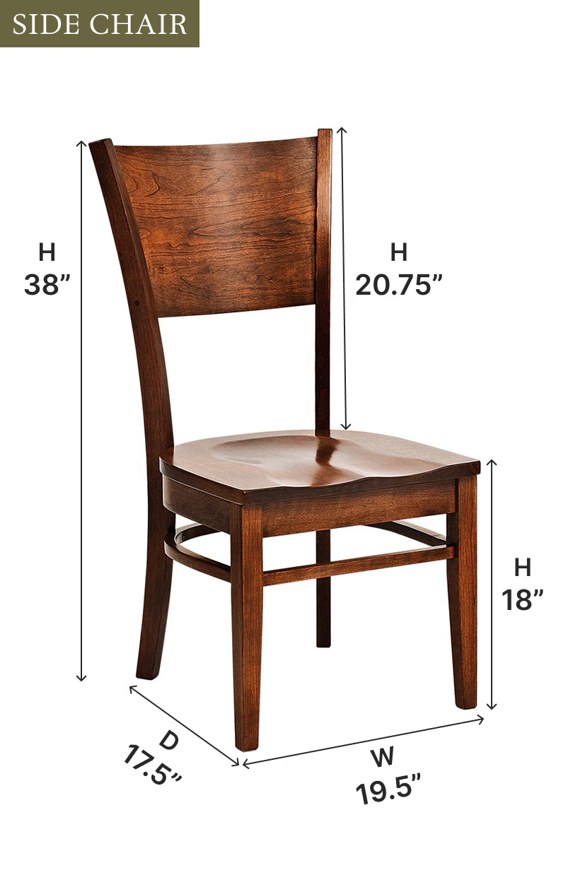 Amish Somerset Dining Chair-Dining Chair-The Amish House