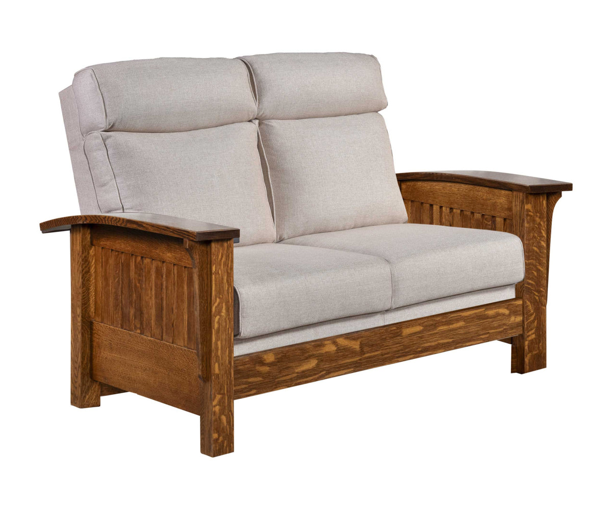 Amish 1800 Series Mission Stationary A Love Seat