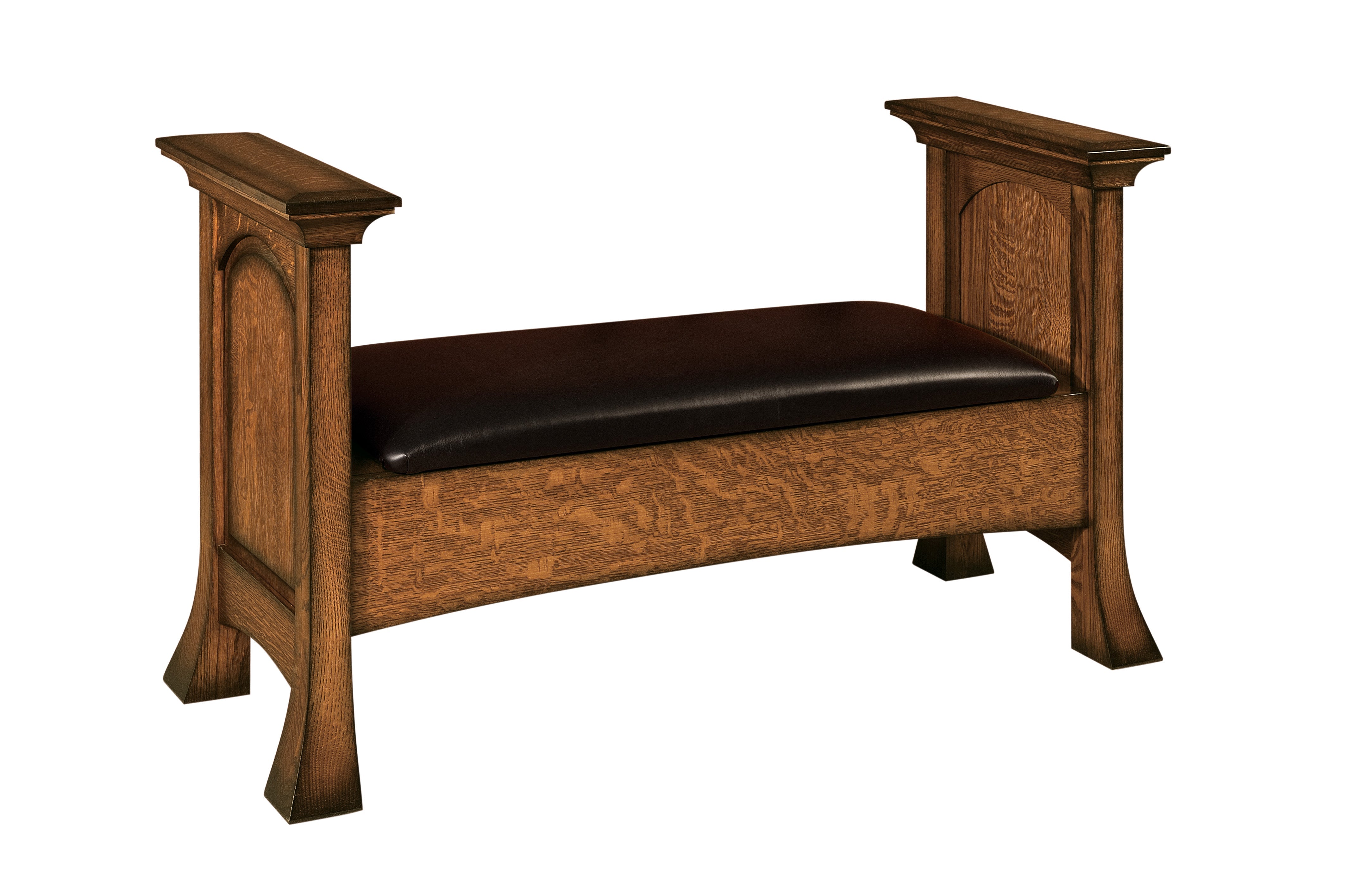 american made amish breckenridge storage bench