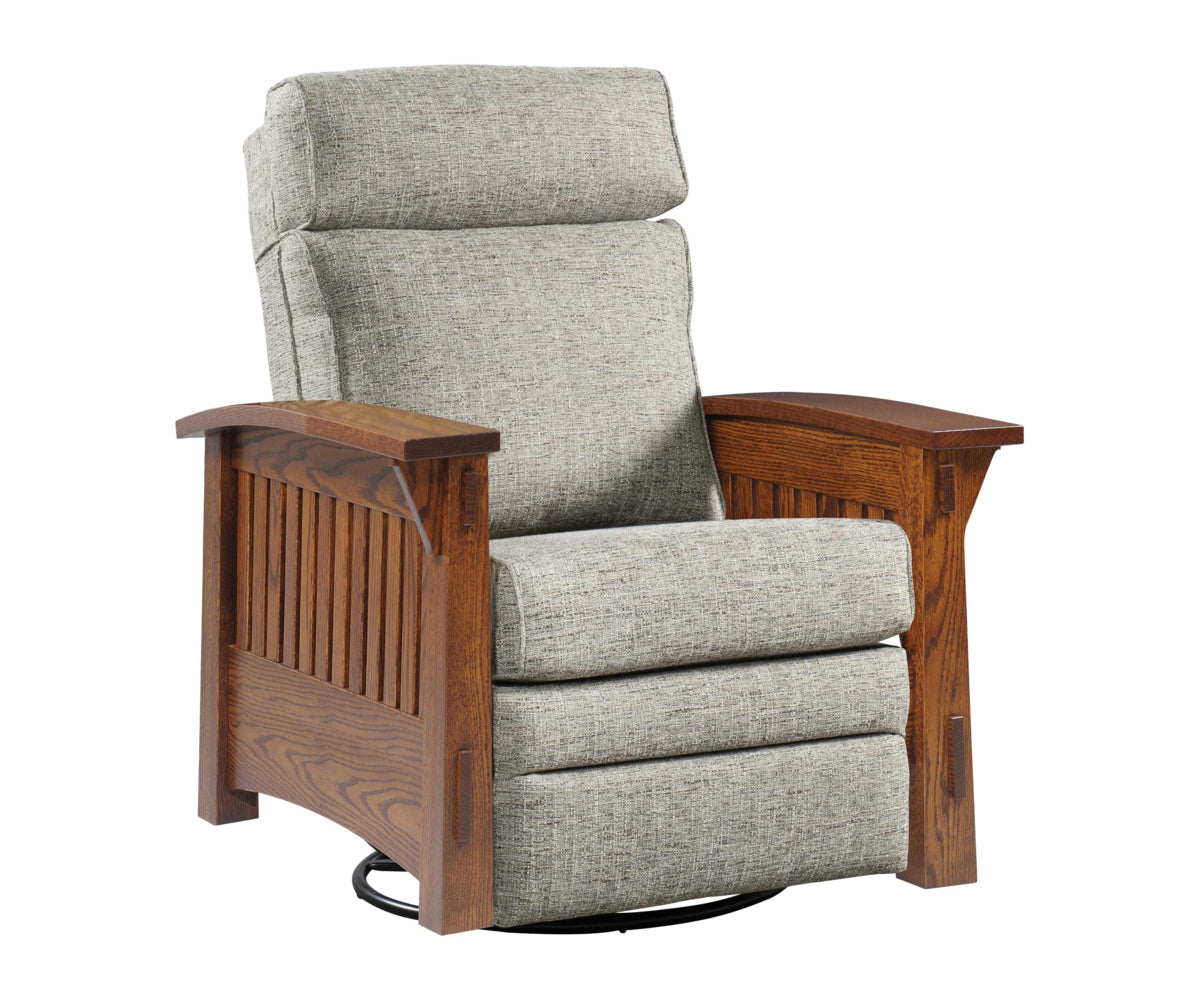 Amish 4575 Series Country Mission Swivel Glider Recliner