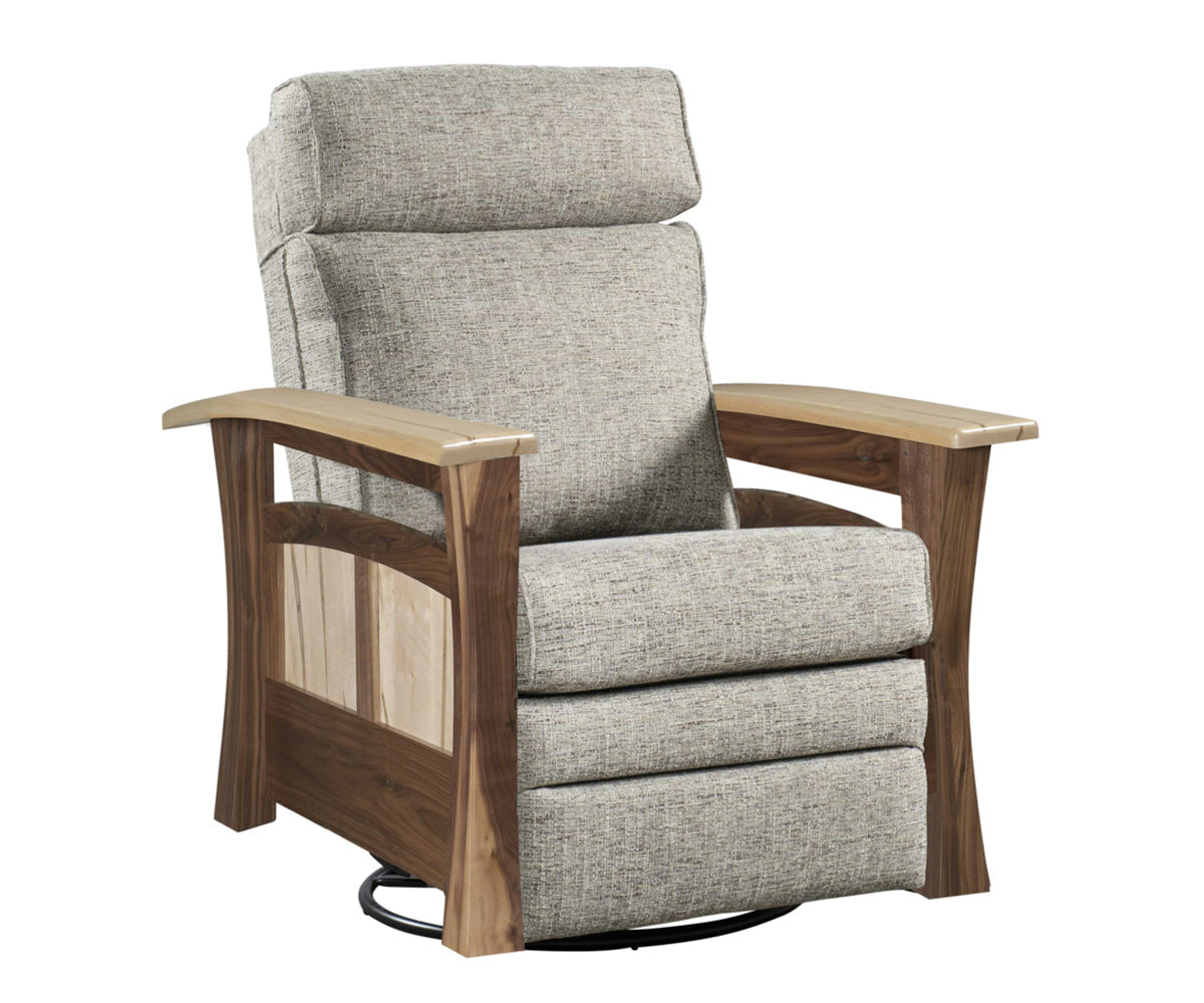 Amish 8675 Shaker Gateway Swivel Glider Recliner