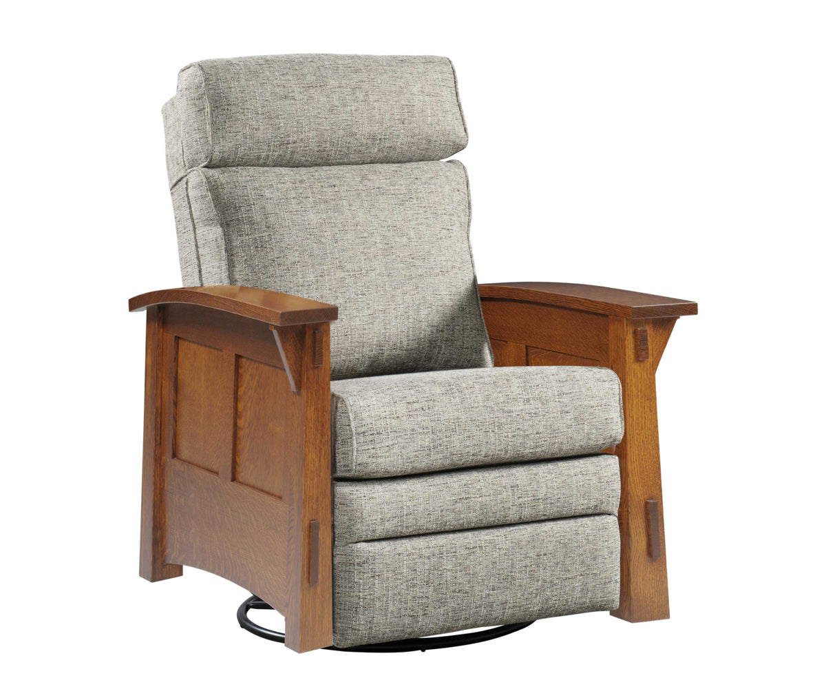 Amish 4675 Series Country Shaker Swivel Glider Recliner
