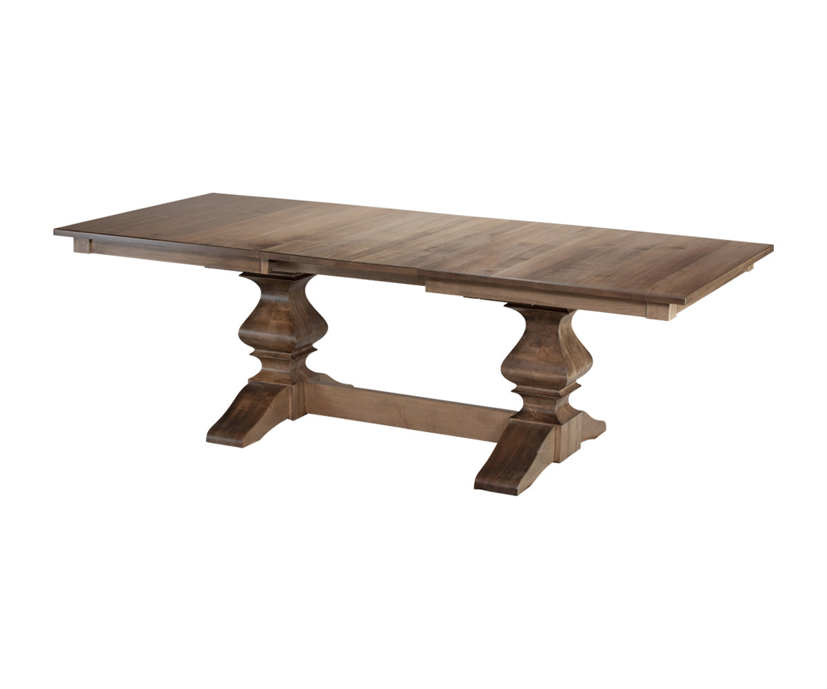 Amish Seymour Double Pedestal Table