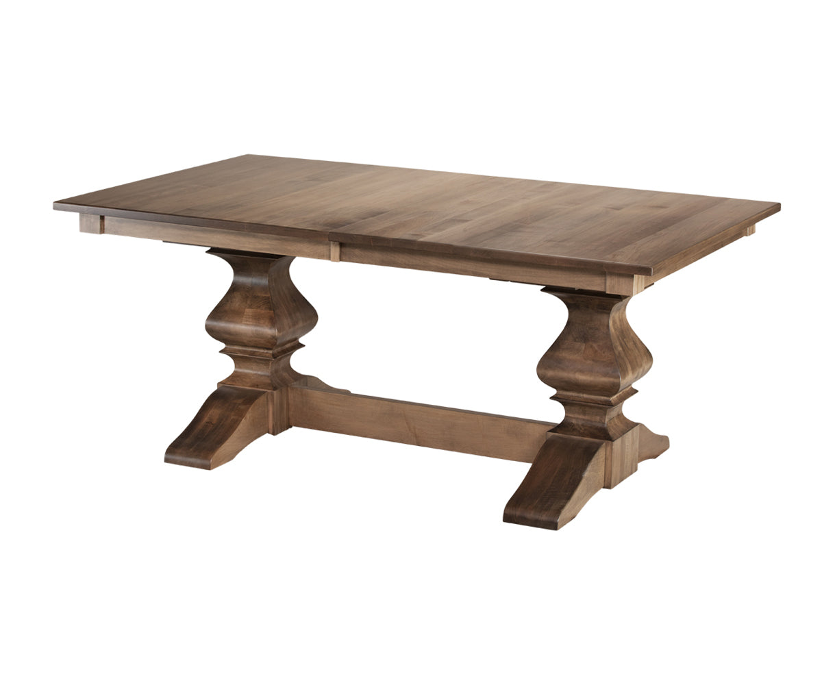 Amish Seymour Double Pedestal Table