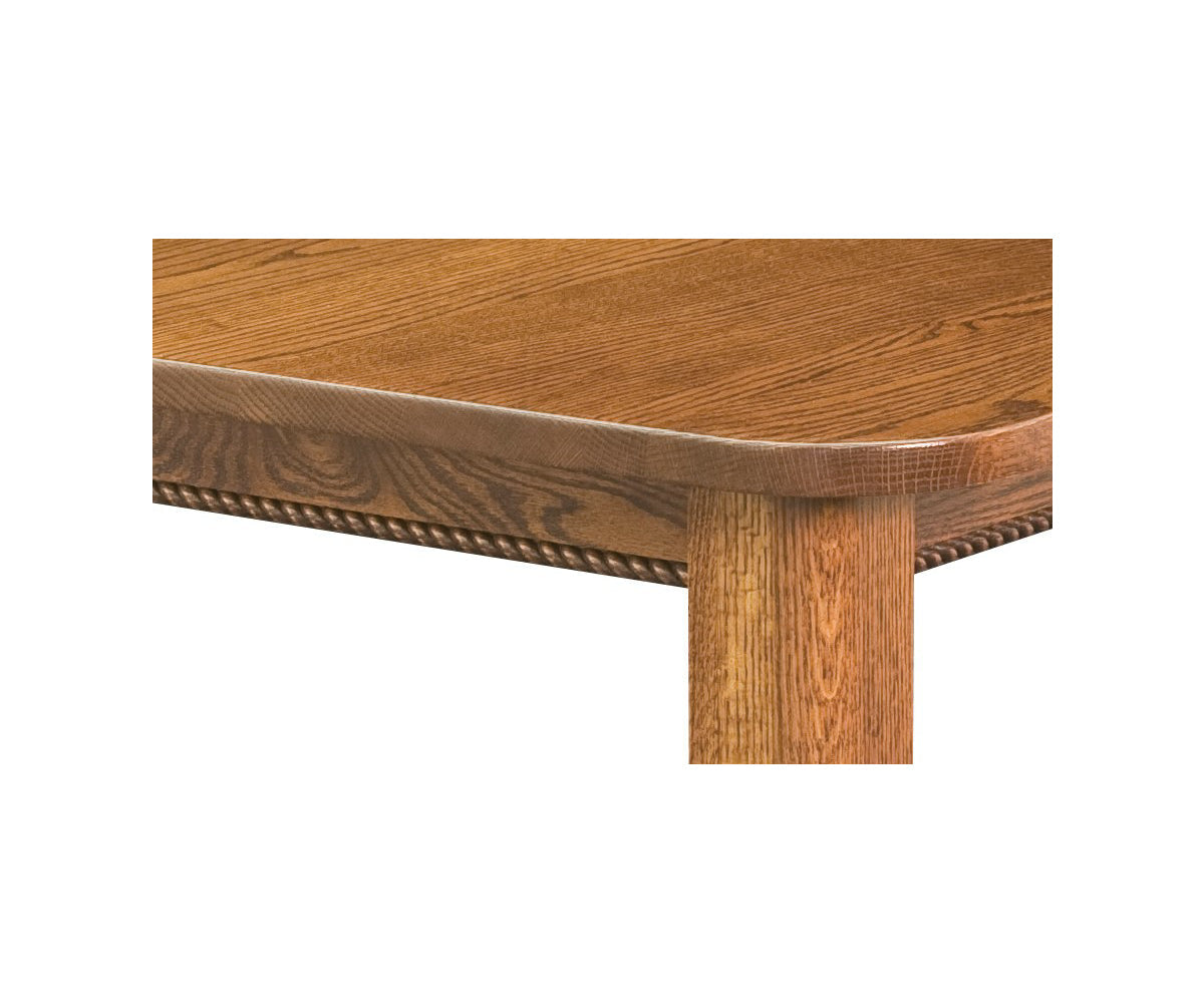 Amish West Lake Leg Table