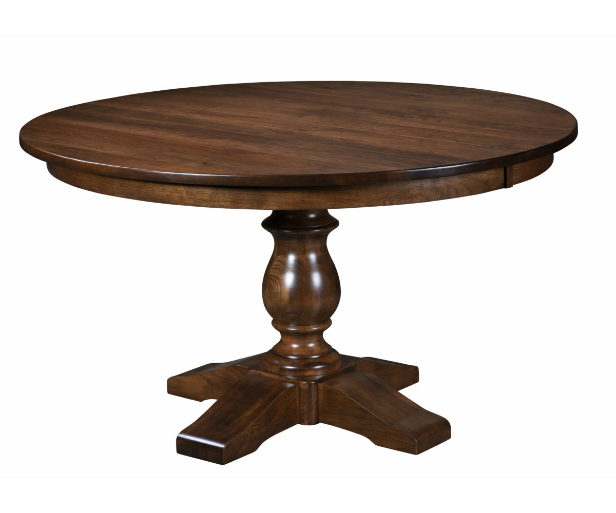 Amish Alex Single Pedestal Table