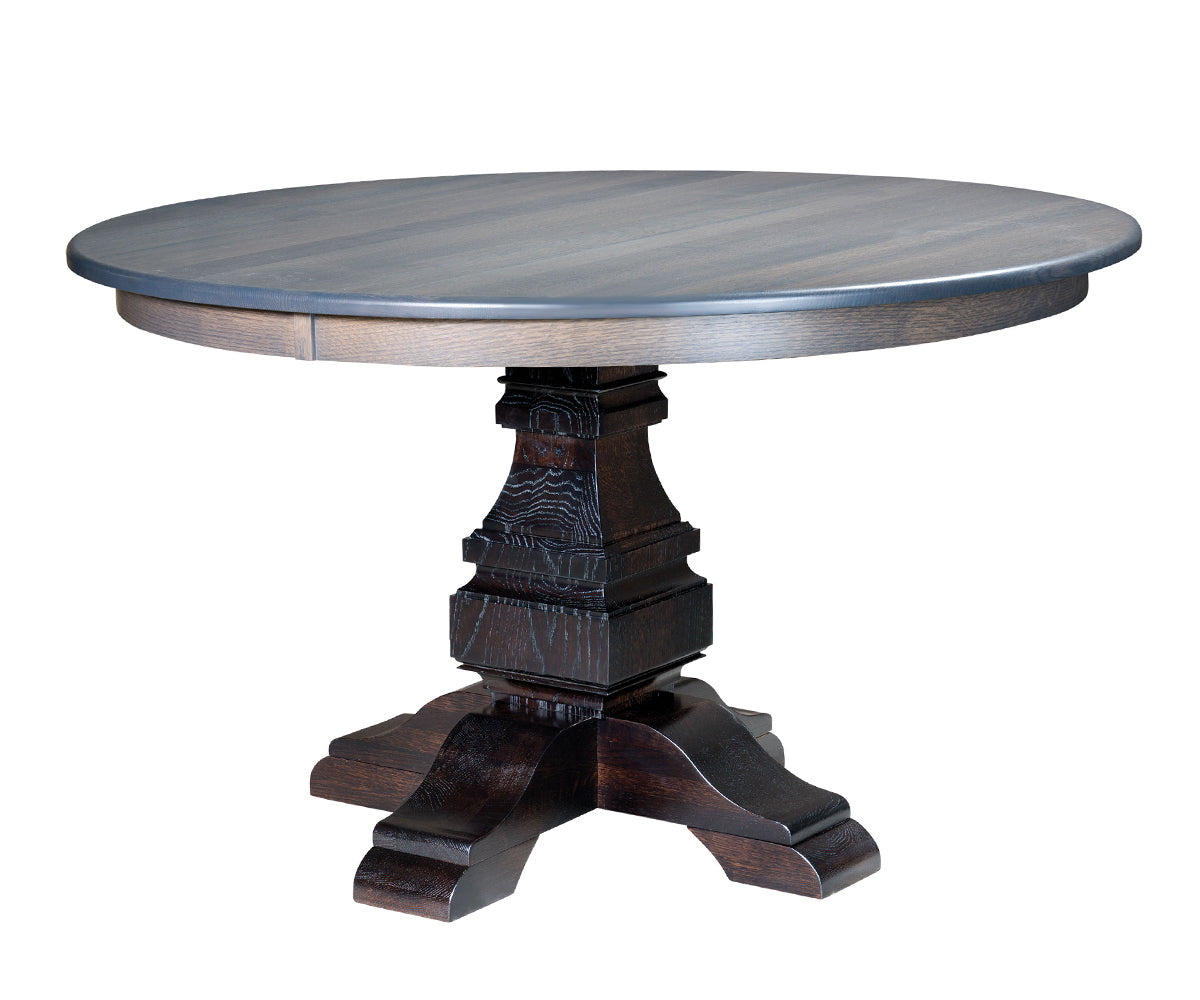Amish Kendrick Single Pedestal Table
