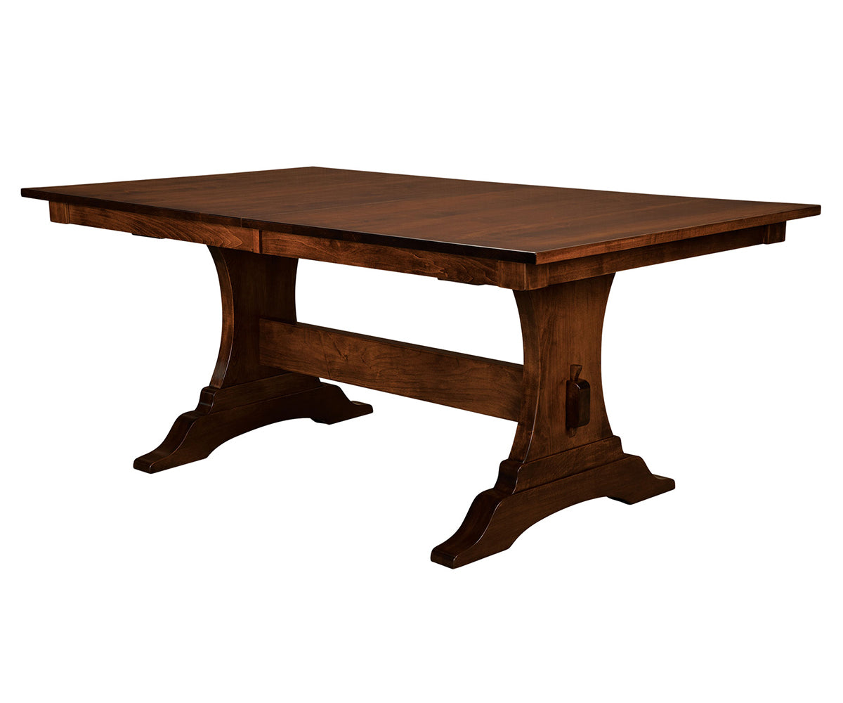 Amish Benjamin Trestle Table