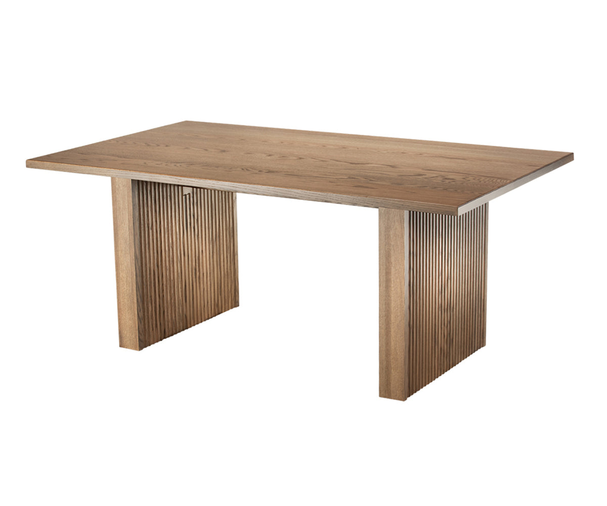 Amish Logan Solid Top Trestle Table