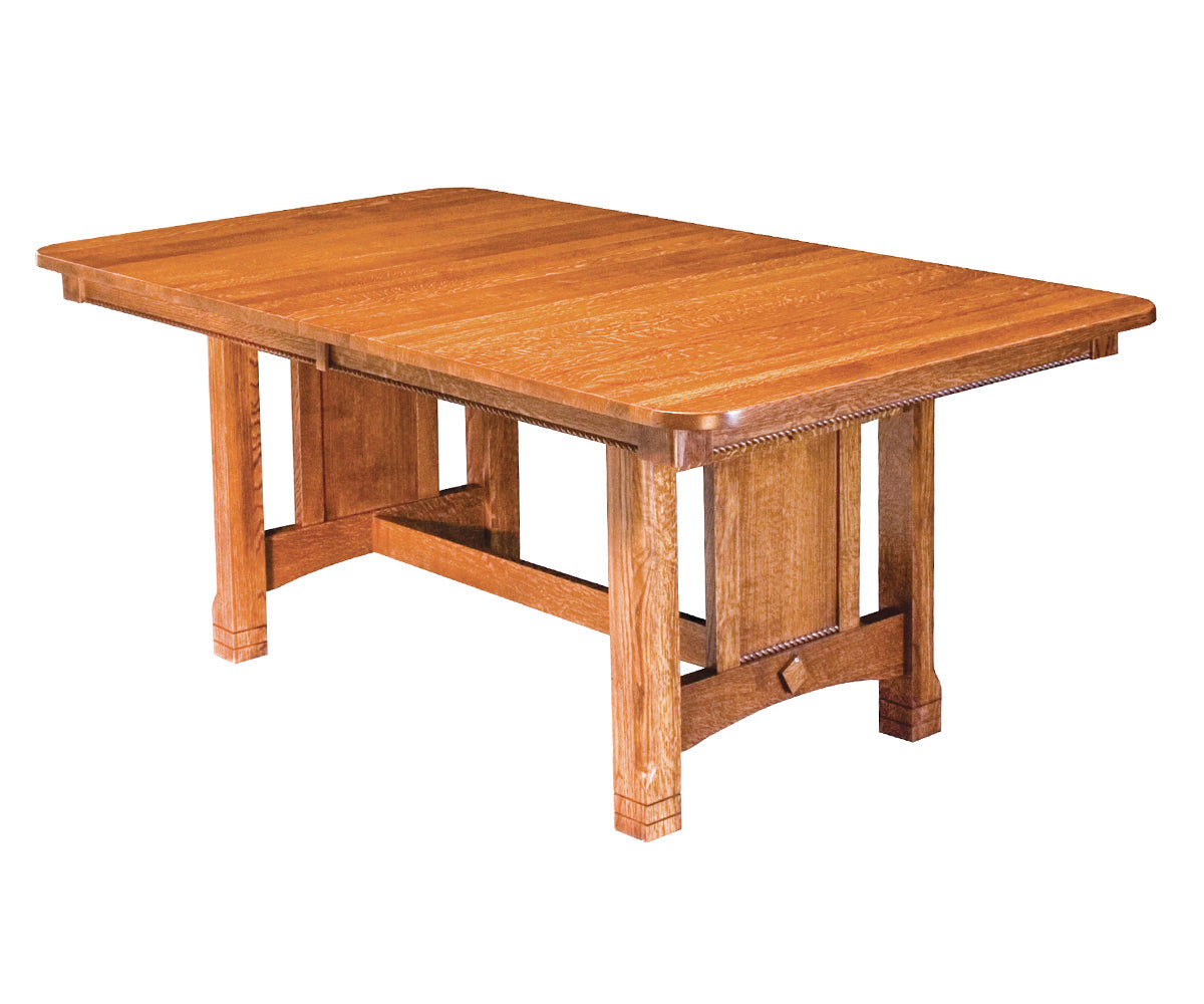 Amish West Lake Trestle Table