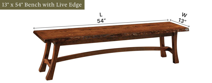 The Amish House Tifton Bench - Thumbnail 3