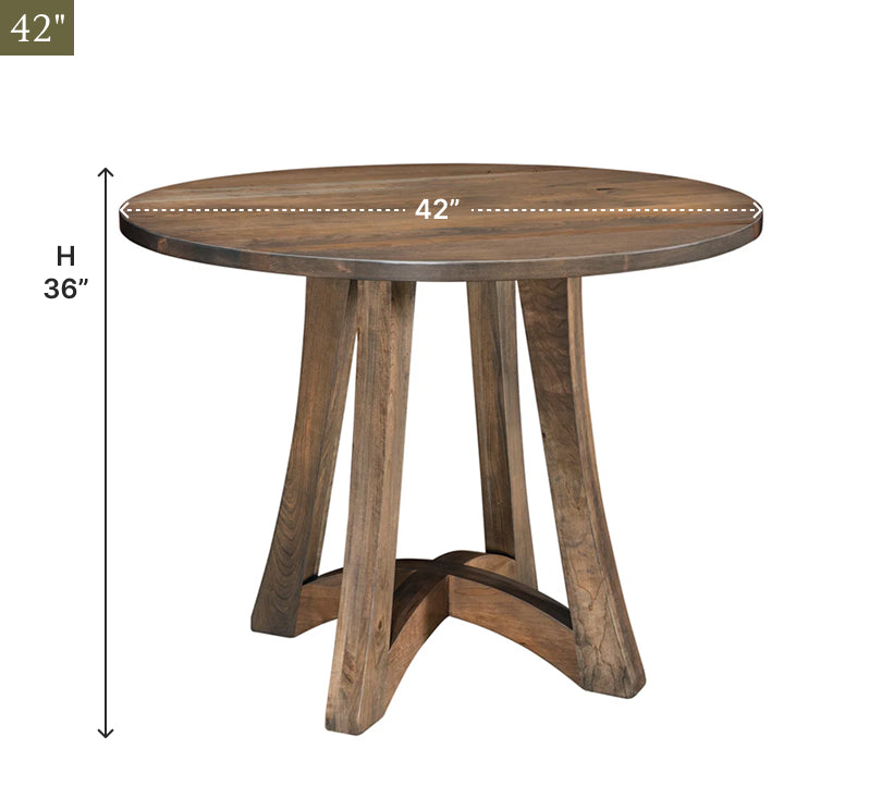Amish Tifton Round Pub Table-Dining Table-The Amish House
