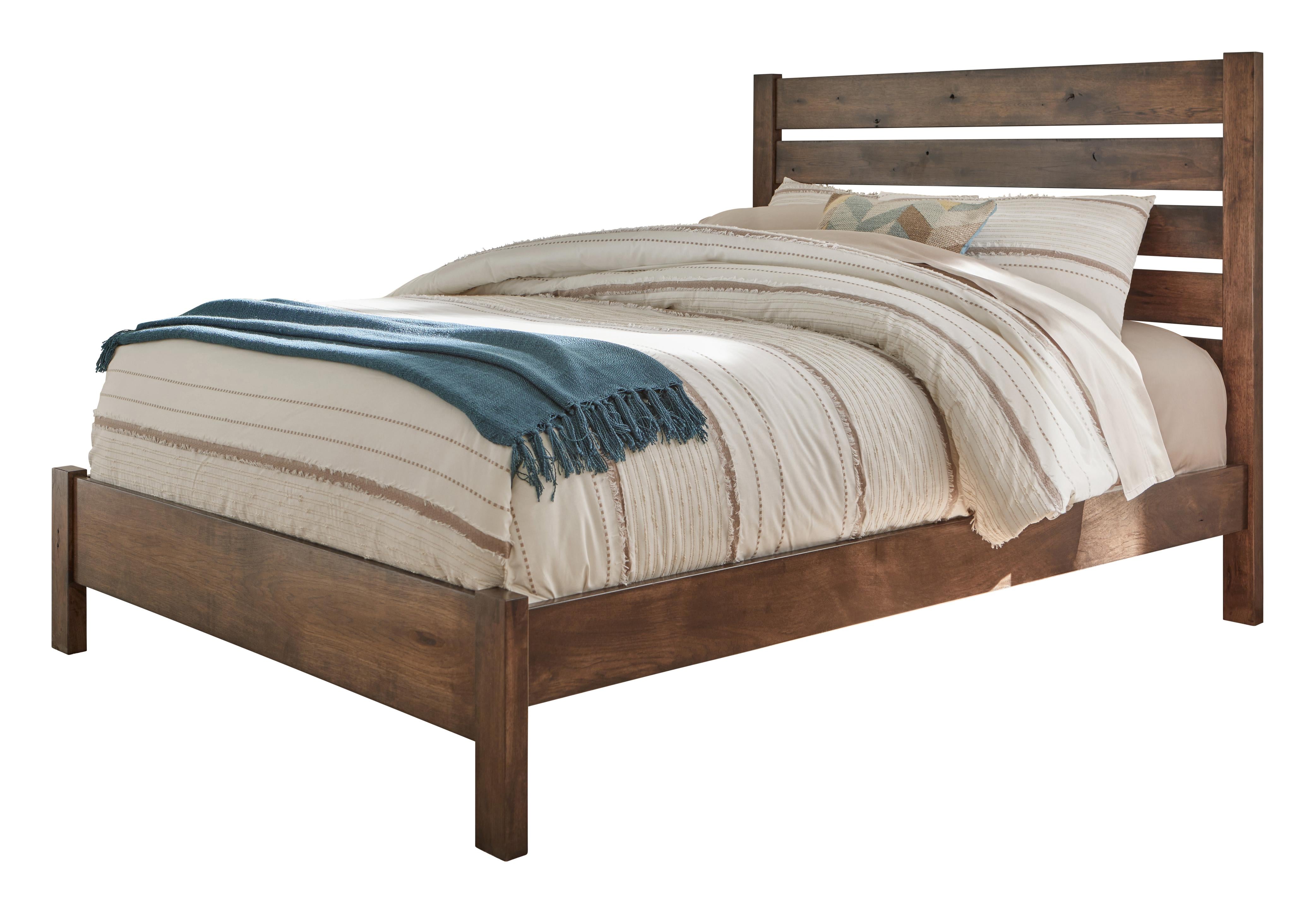 amish troy open slat bed