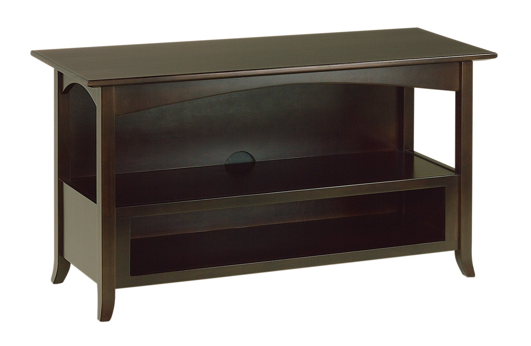 amish shaker hill open tv stand