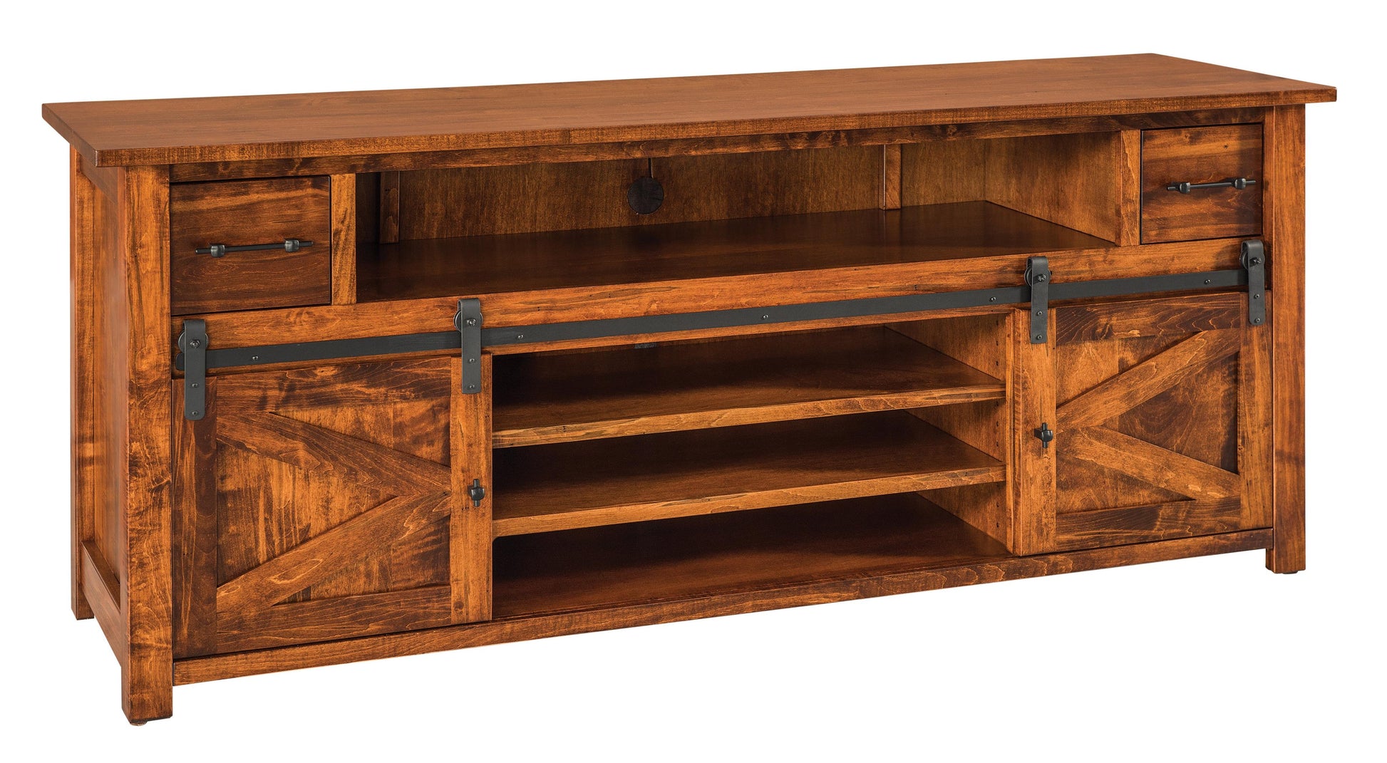 amish teton tv stand