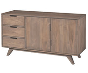 amish tv stand shown in oak