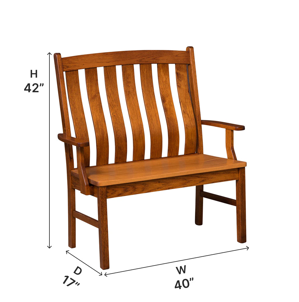 Amish Vancouver Bench