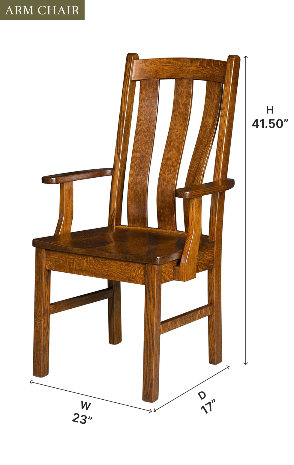 Amish Vancouver Dining Chair