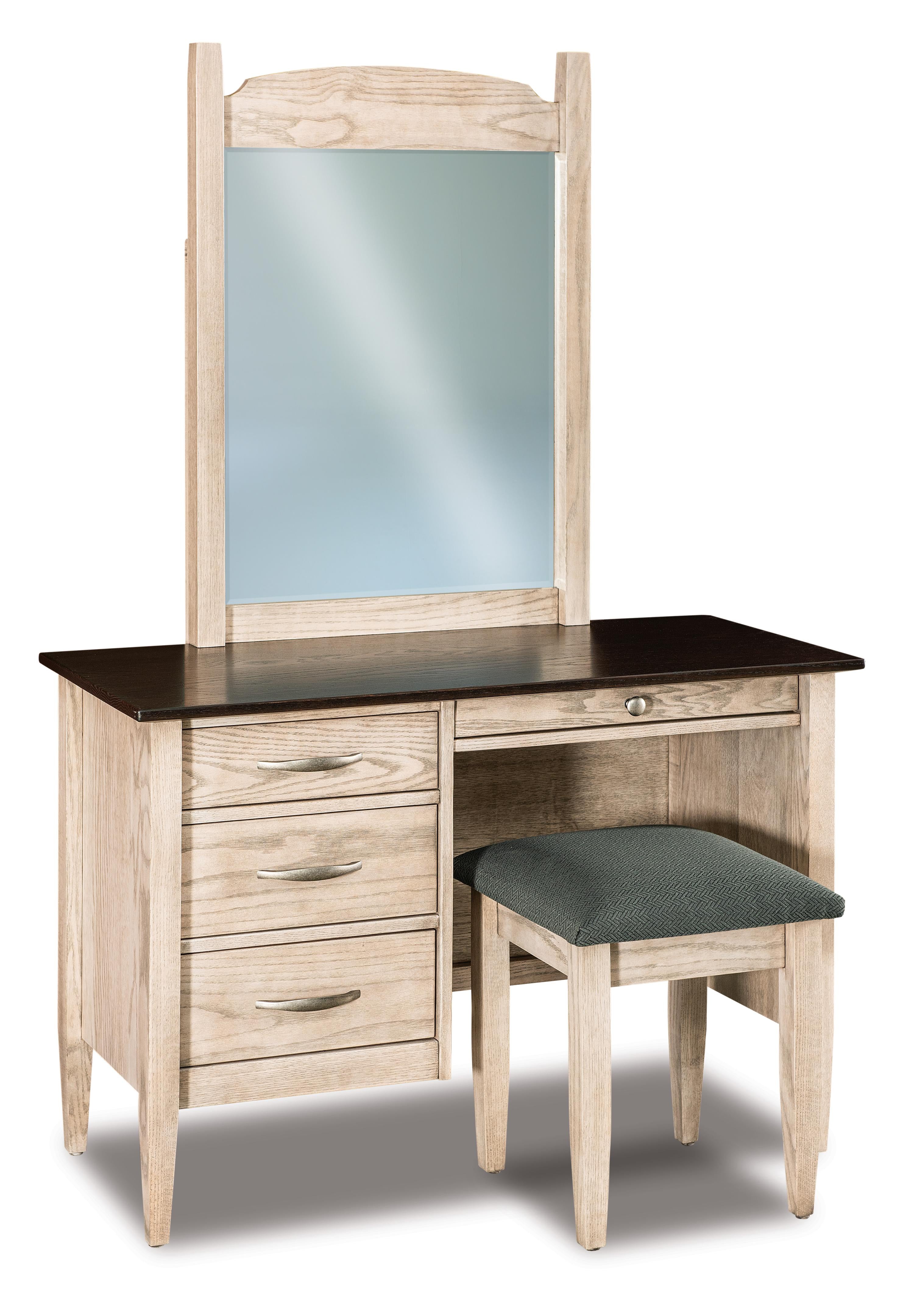 Amish Imperial Four Drawer Vanity Dresser