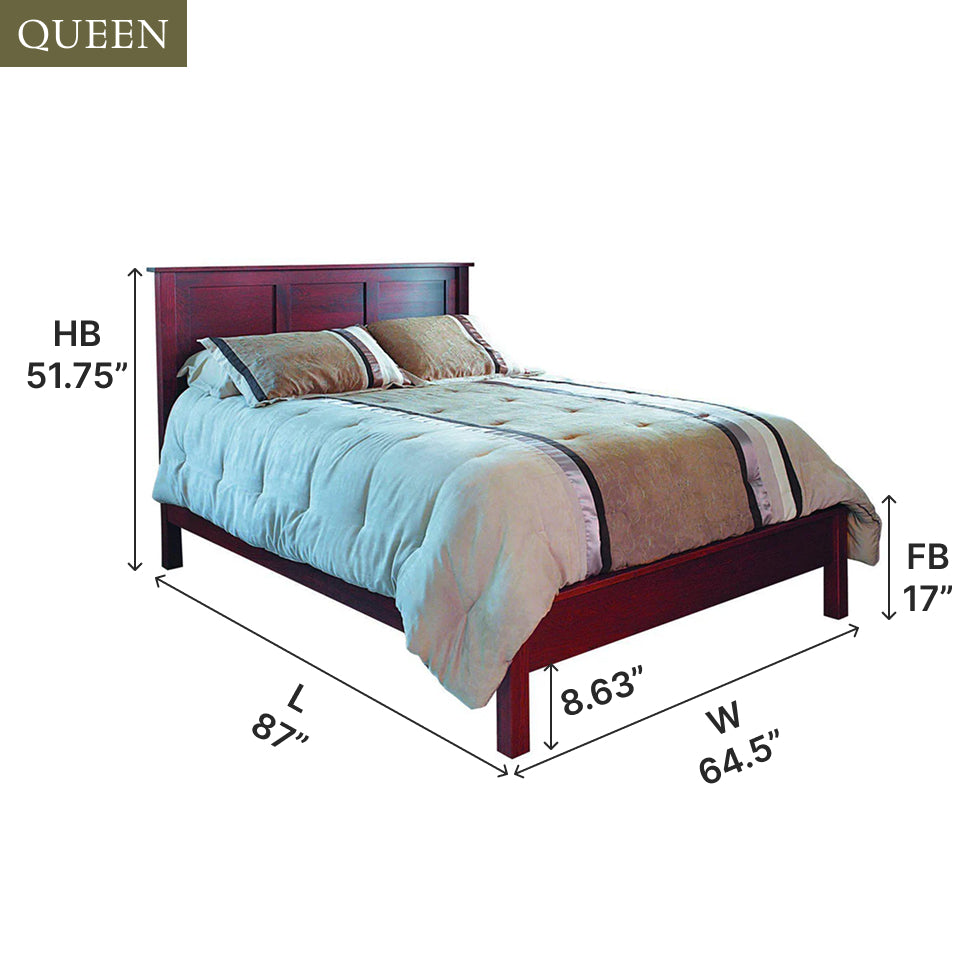 Amish Vintage Shaker Bed - Thumbnail 2