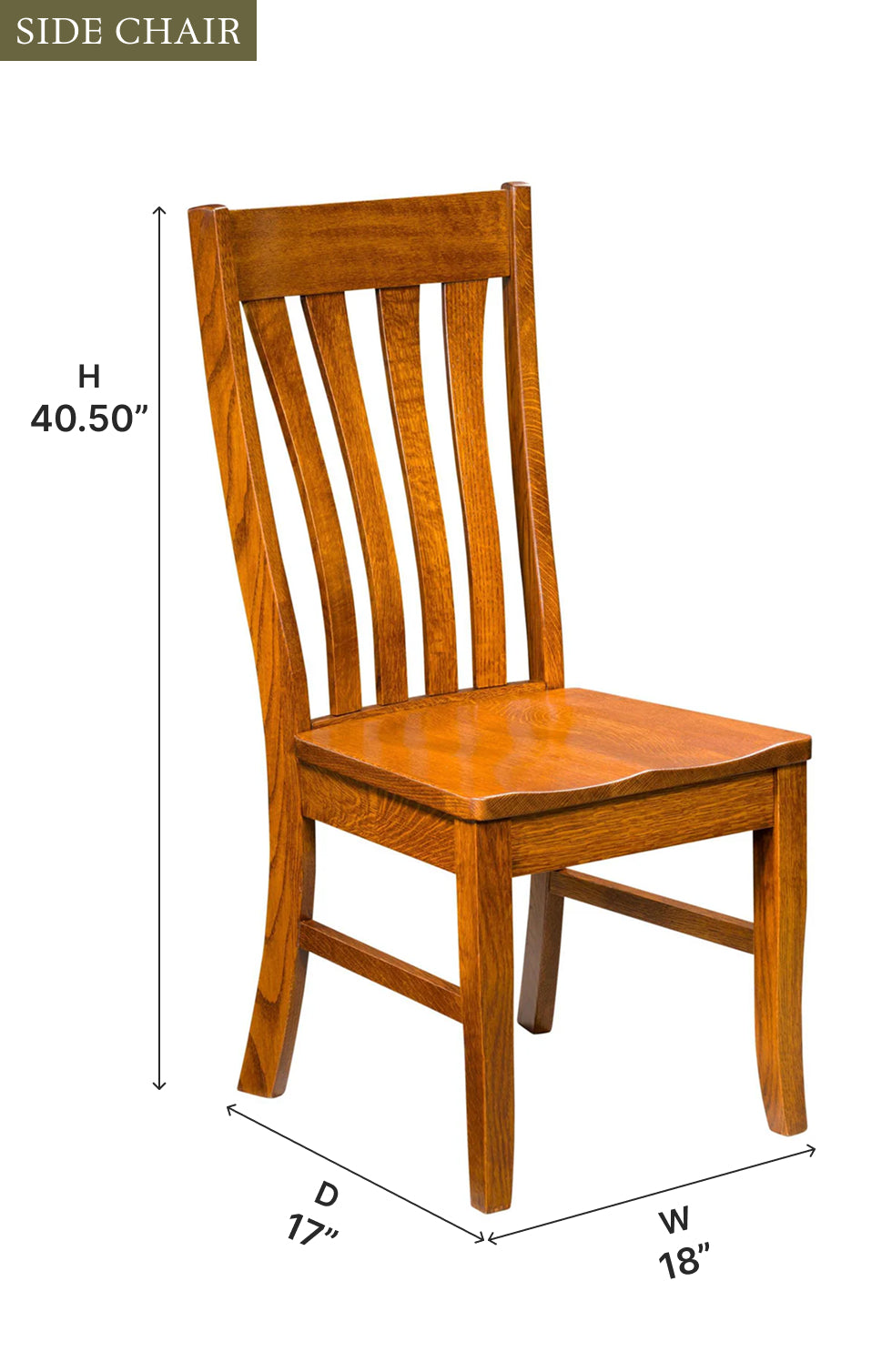 Amish Vista Dining Chair - Thumbnail 5