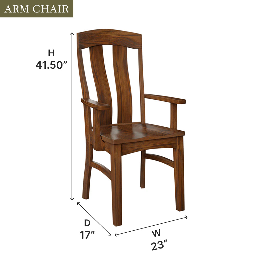 Amish Wadena Dining Chair-Dining Chair-The Amish House