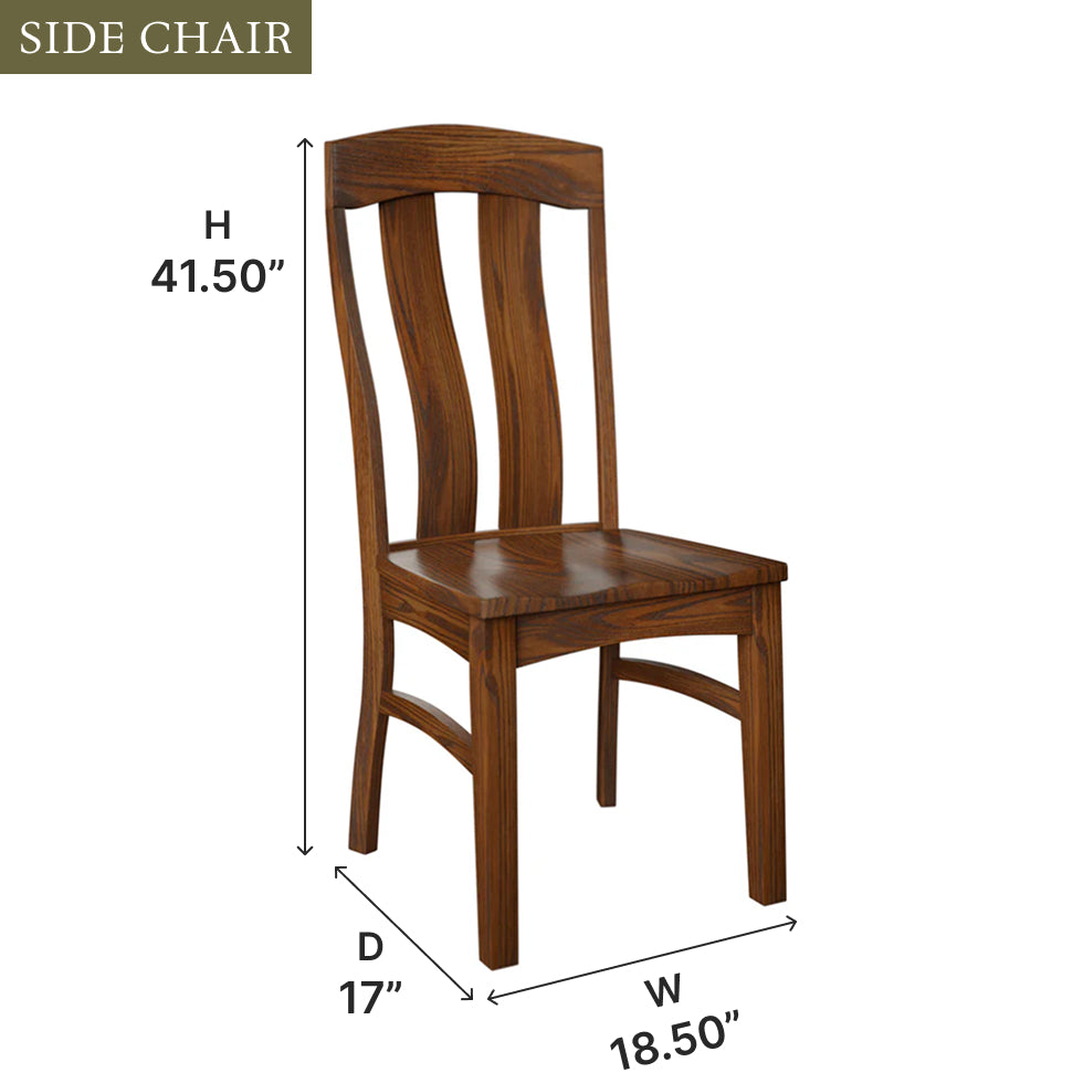 Amish Wadena Dining Chair-Dining Chair-The Amish House