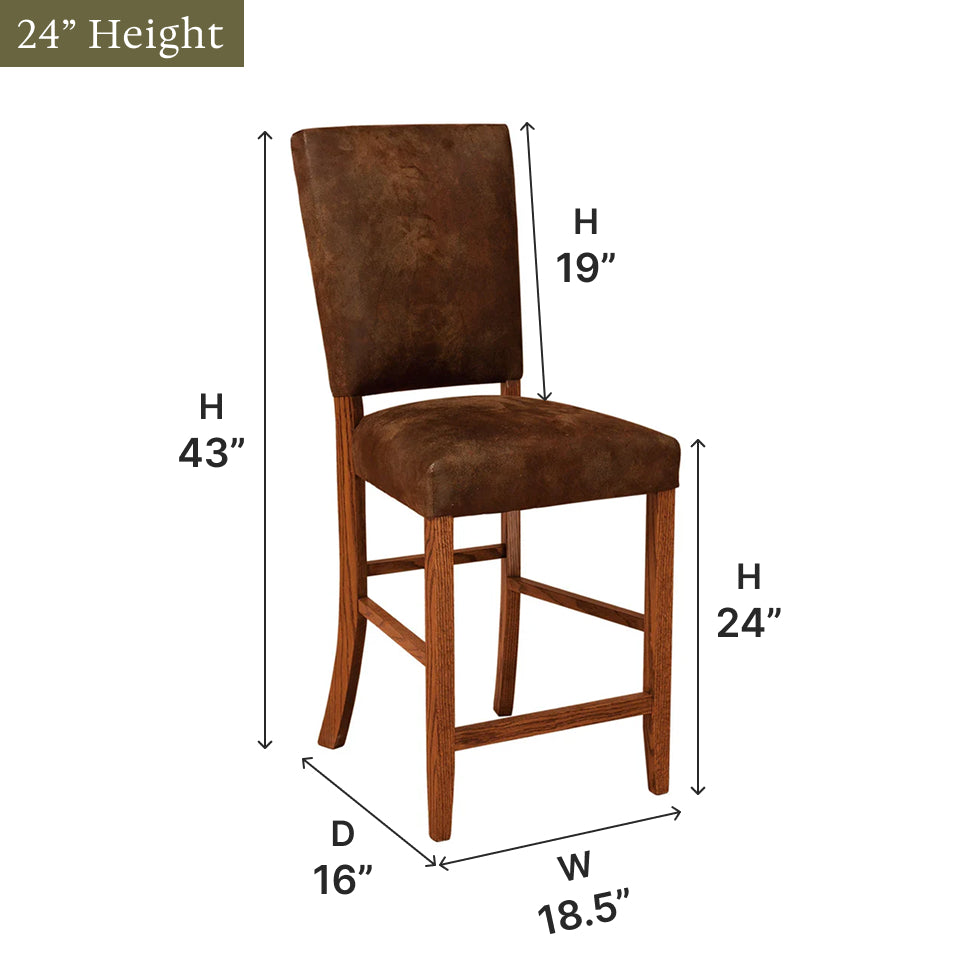 Amish Warner Bar Chair