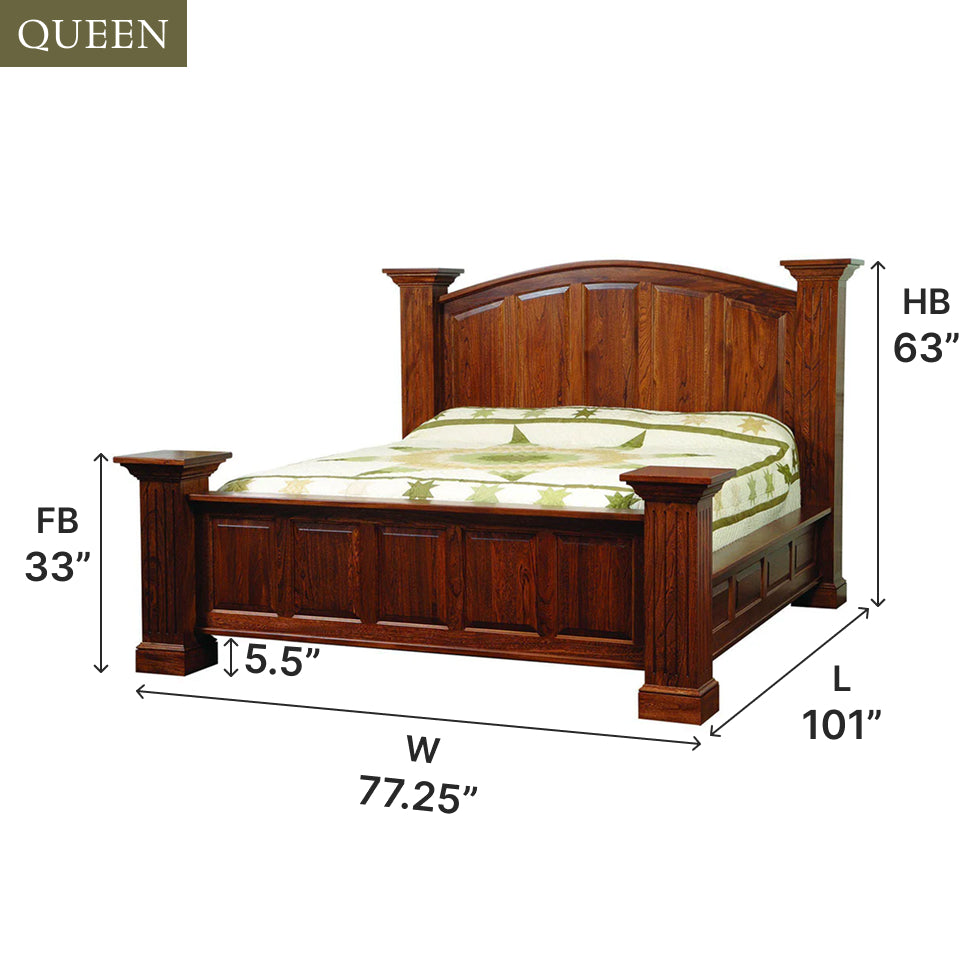 Amish Washington Master Bed