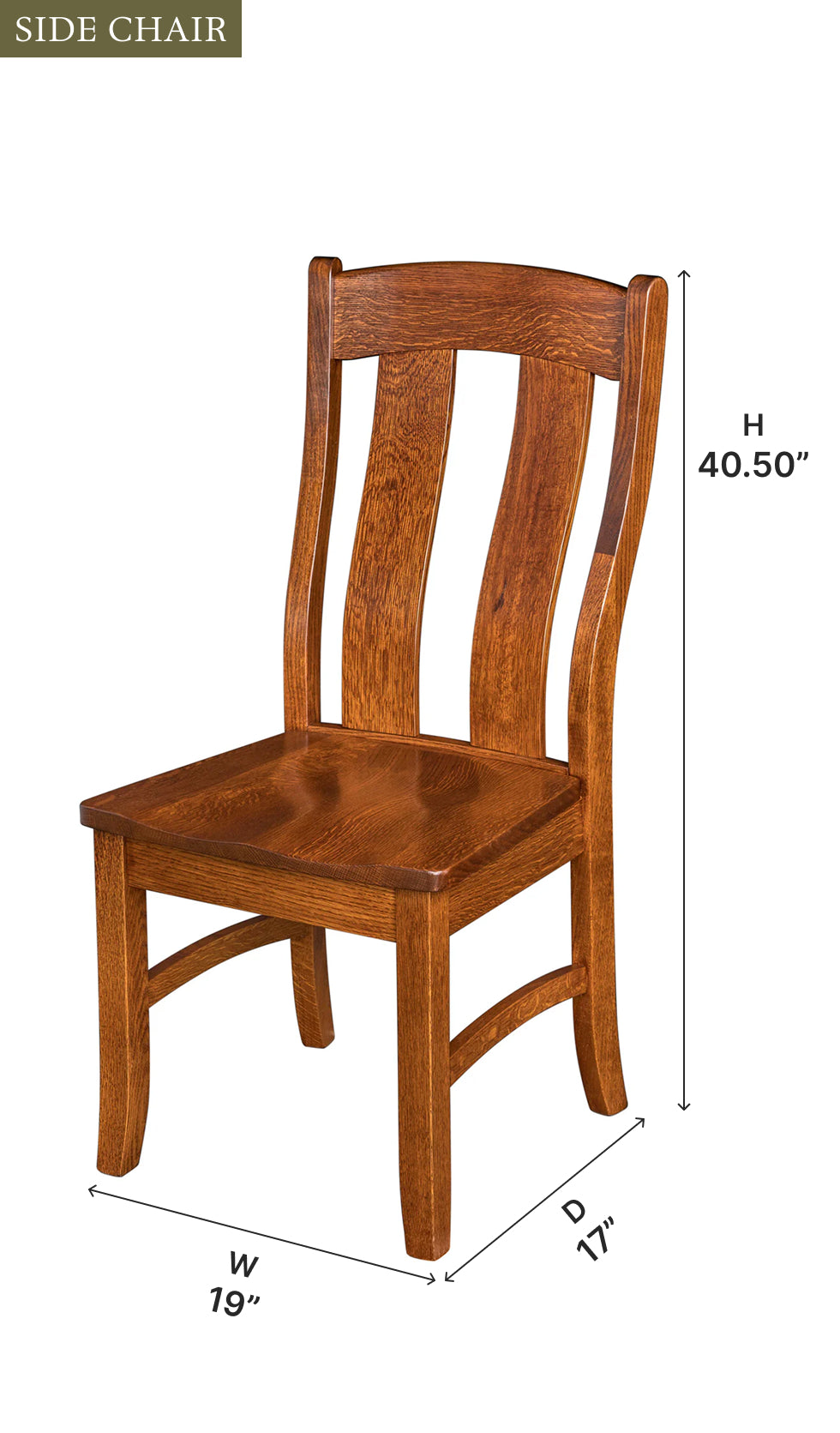 Amish Waverly Dining Chair-Dining Chair-The Amish House
