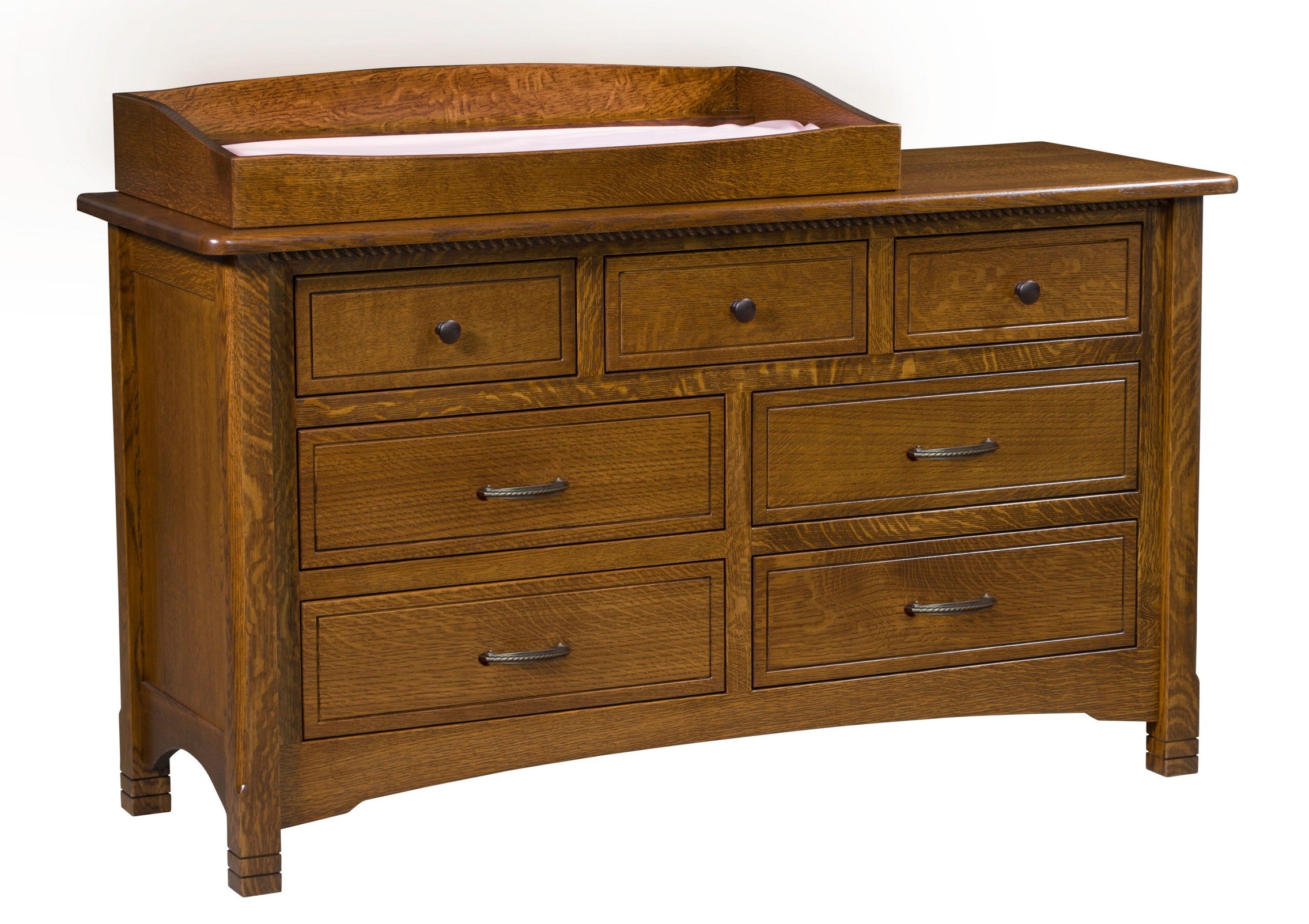 Amish West Lake Seven Drawer Dresser