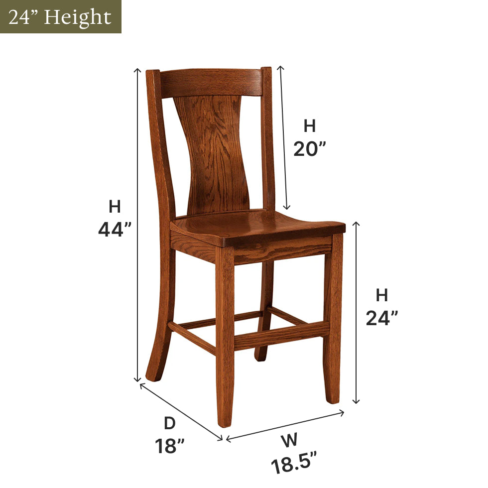 Amish Westin Bar Chair