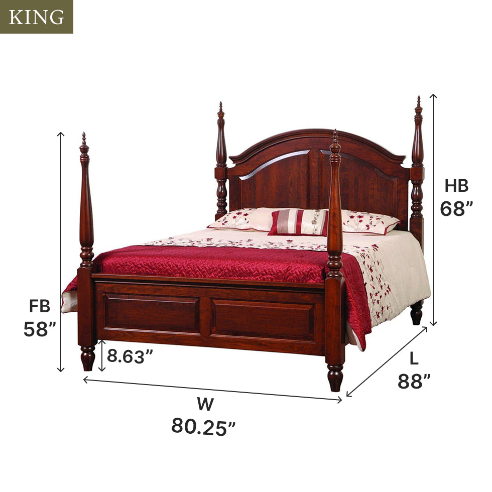 Amish Wilmington Bed