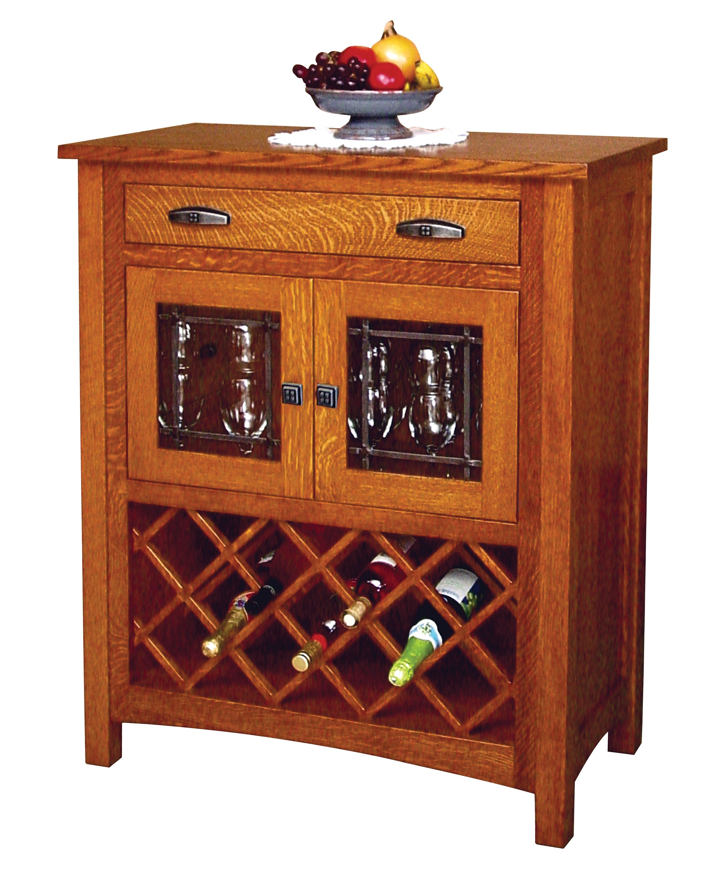 amish regal wine cabinet