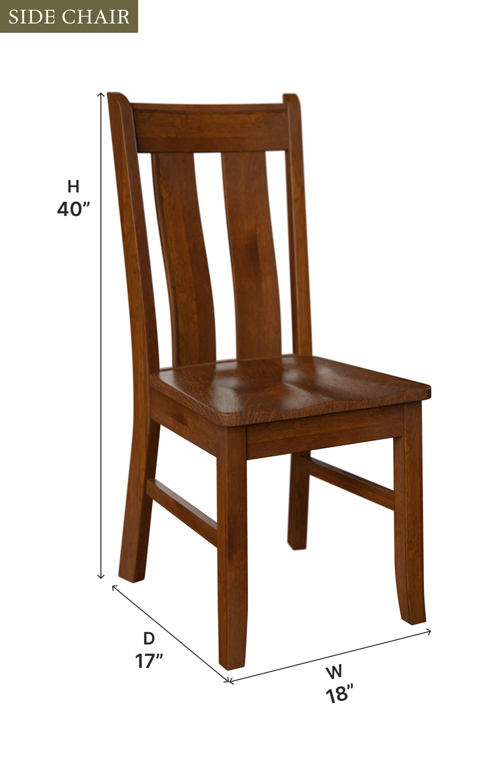 Amish Yorkland Dining Chair-Dining Chair-The Amish House