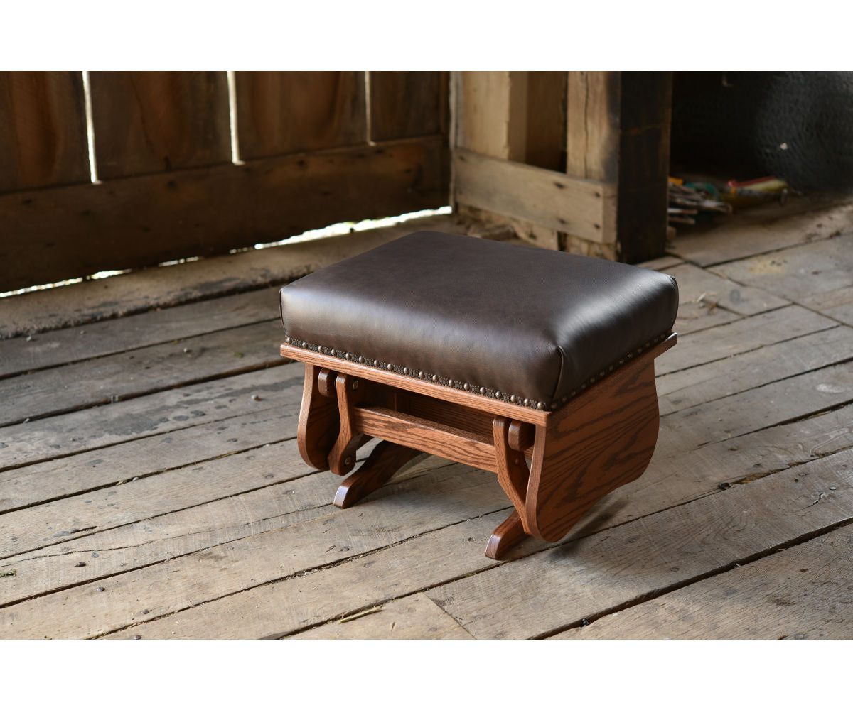 Gates Upholstered Ottoman Solid Wood Amish