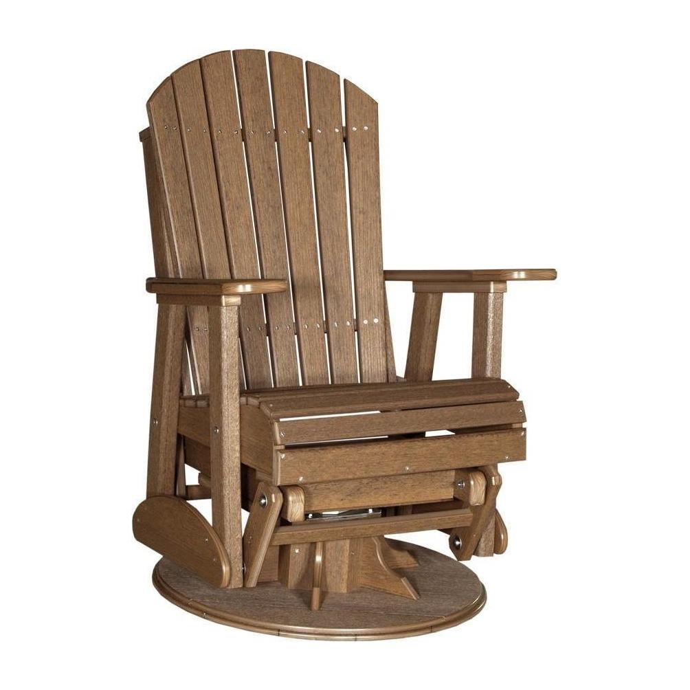 The Amish House Adirondack Swivel Glider