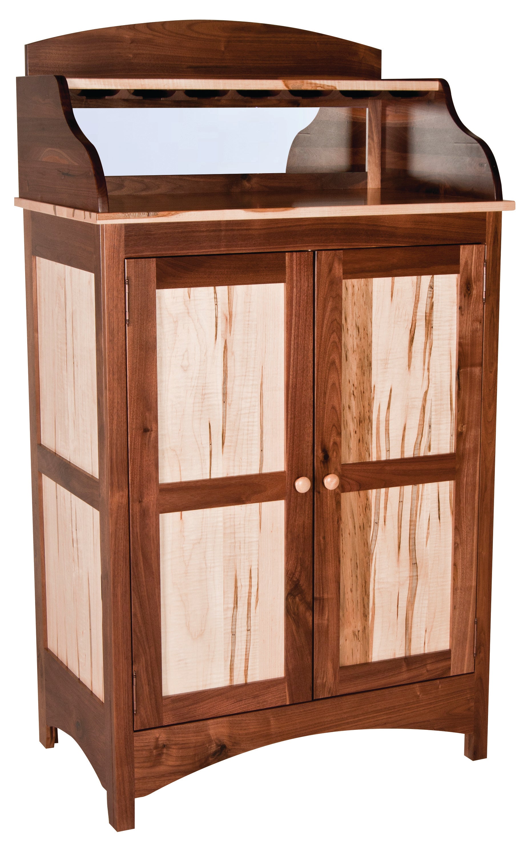 Amish 61" Wine Cabinet