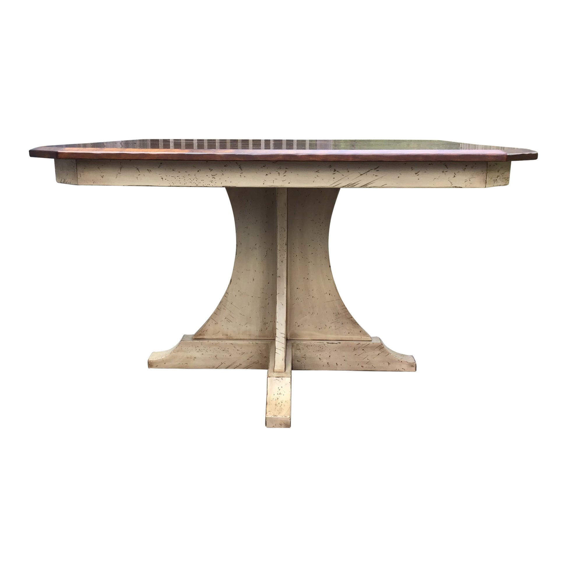 santa fe 48 inch rustic distressed table