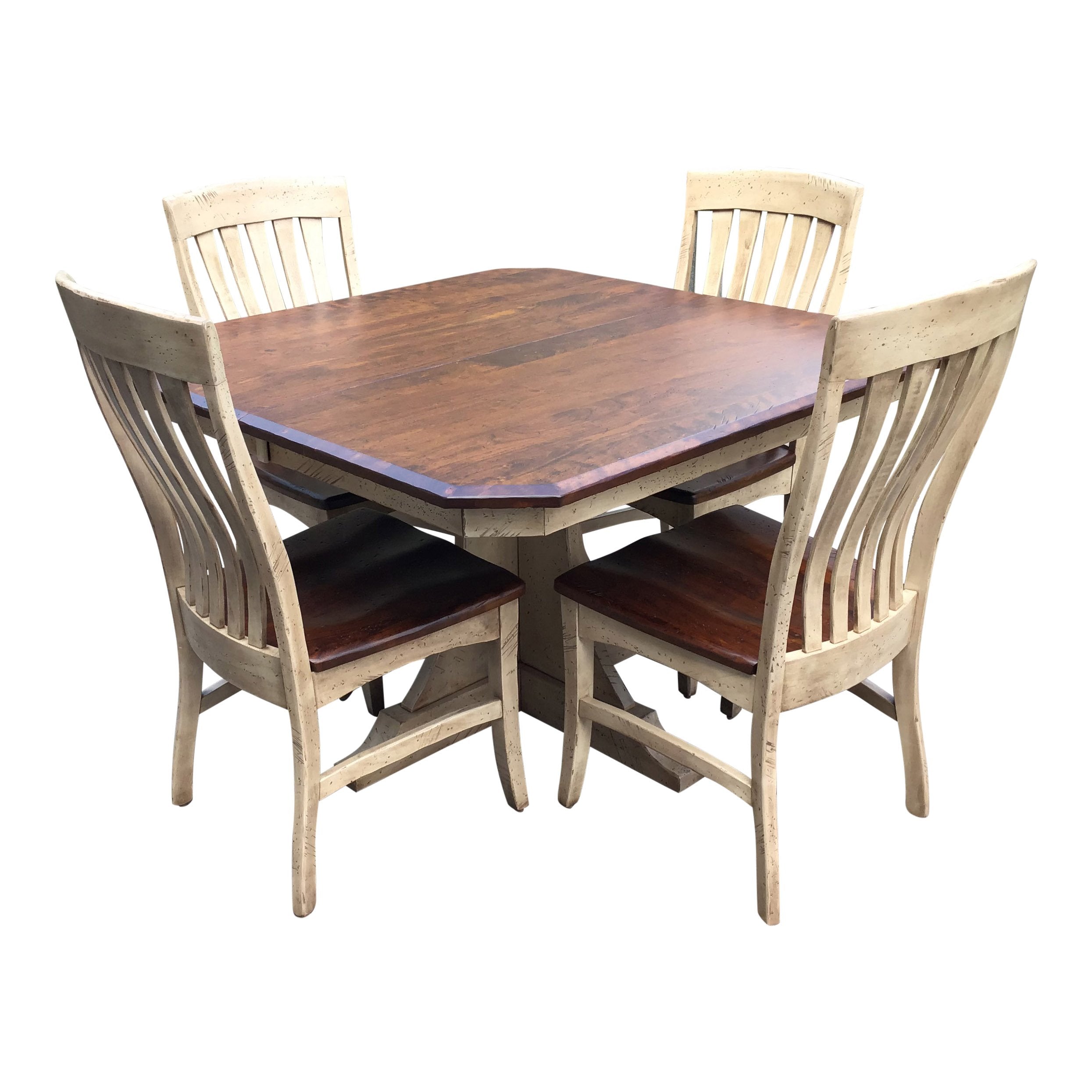 santa fe 48 inch table with richland side chairs