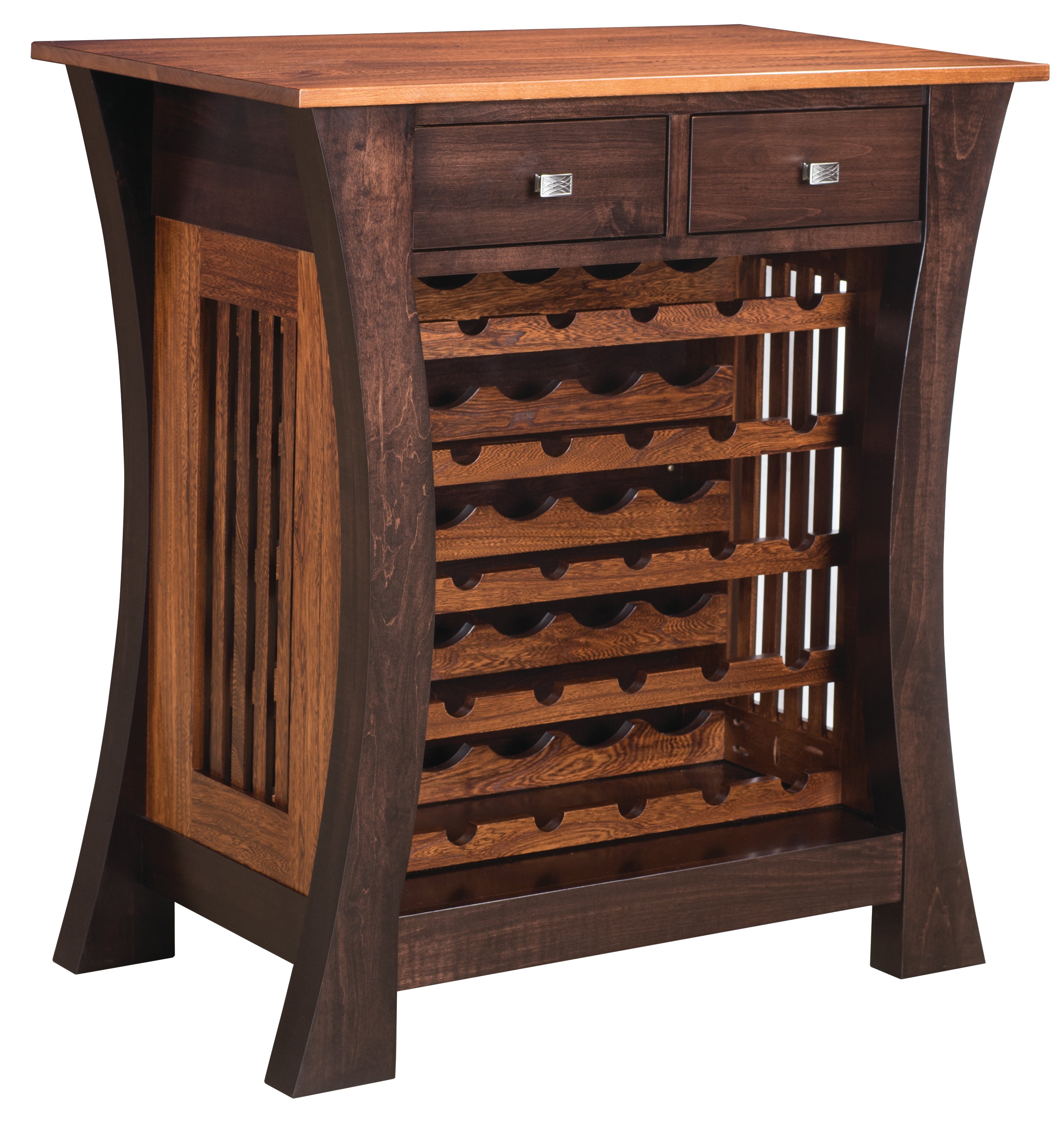 Amish Darlington 40" Wine Cabinet